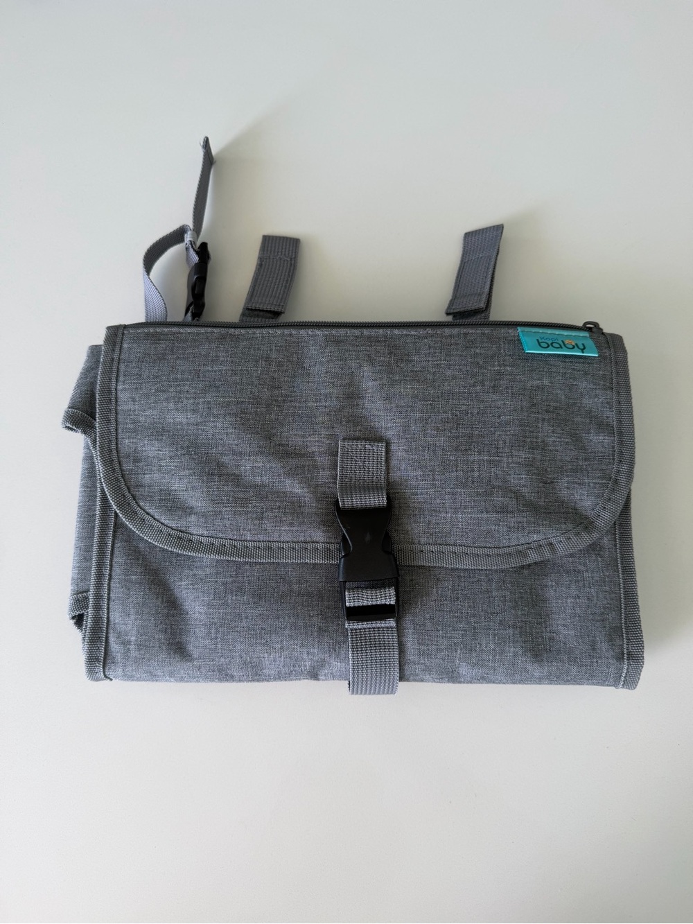 KOPI BABY Gray Foldable Travel Organizer Bag - portable changing bag - NEW